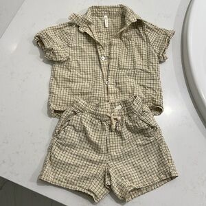 Rylee and cru shirt and short set